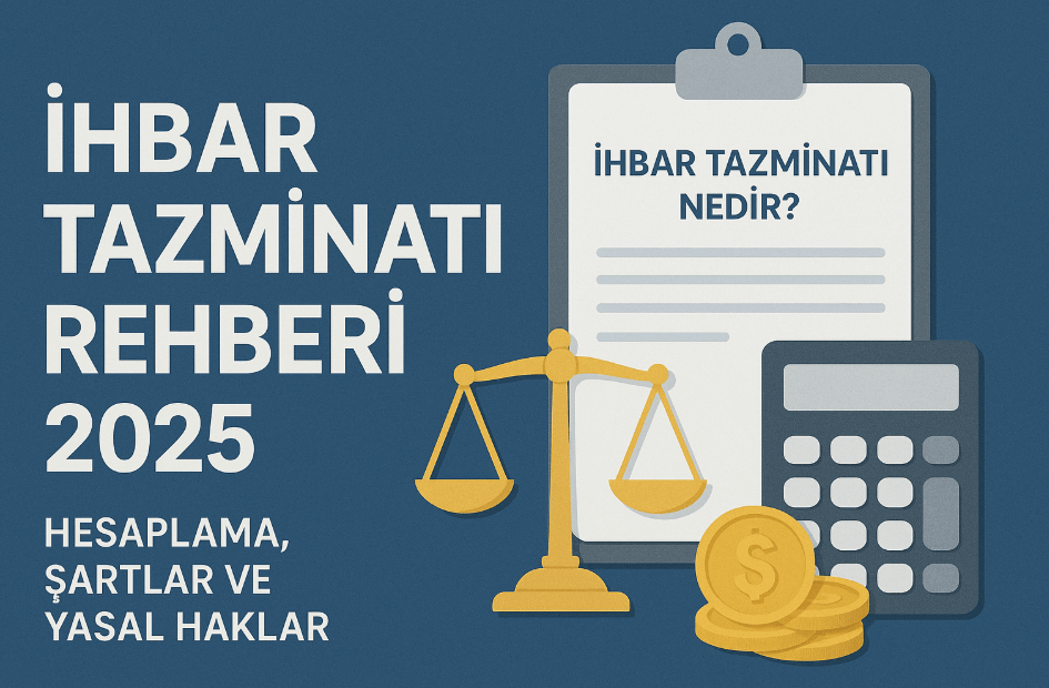 İhbar Tazminatı Rehberi 2025: Hesaplama, Şartlar ve Yasal Haklar